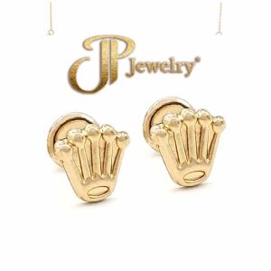 Aretes corona princesa